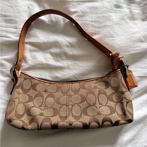 Brown Classic Coach Shoulder Bag